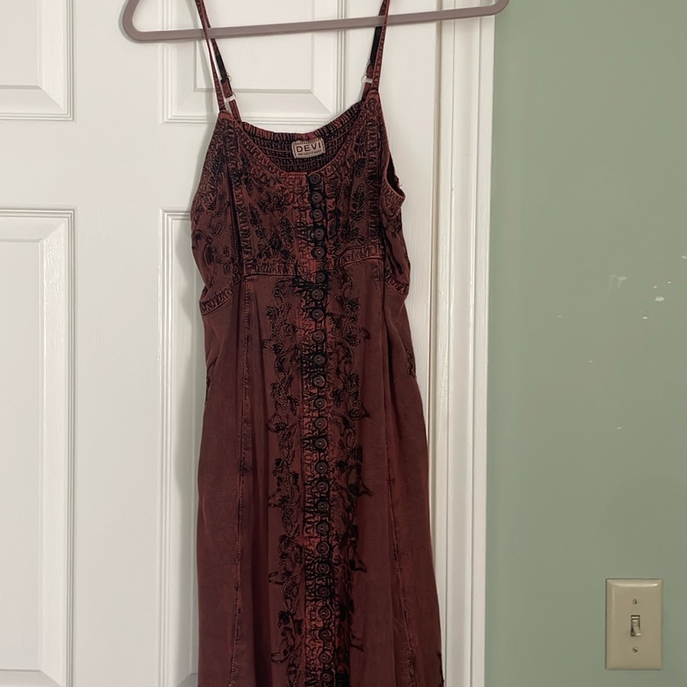 Tibet maroon dress